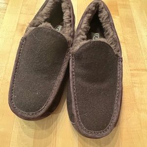Ugg men’s Ascot wool and suede slippers